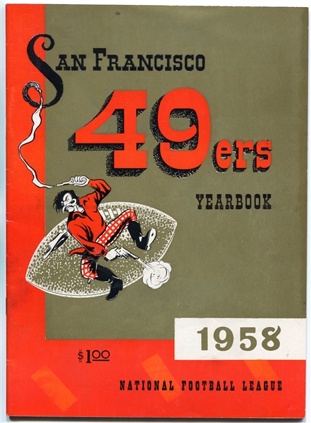 1958 San Francisco 49ers Yearbook 