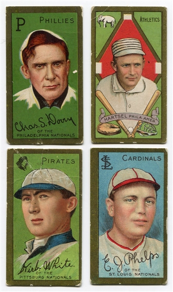 T205 Lot of 4 Different w/Kirb White SP