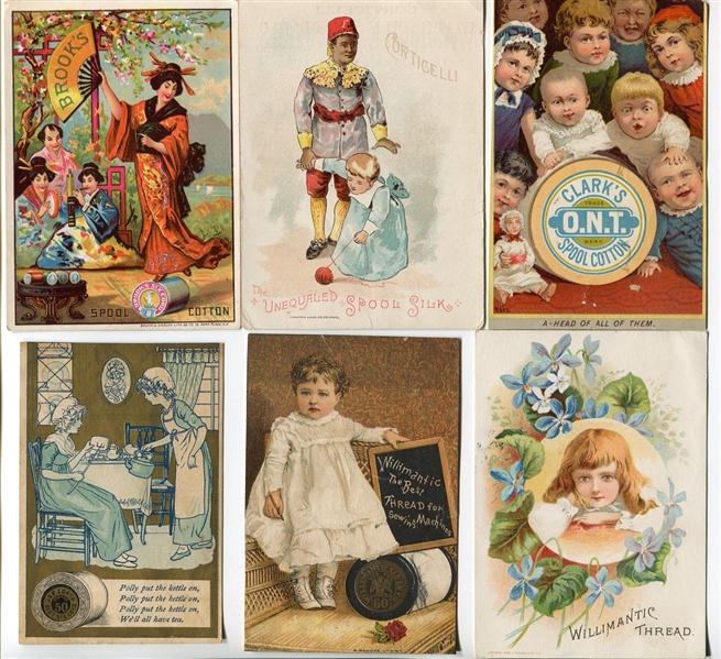 1880s-90s Victorian Era Trade Card Lot of 21 Cards