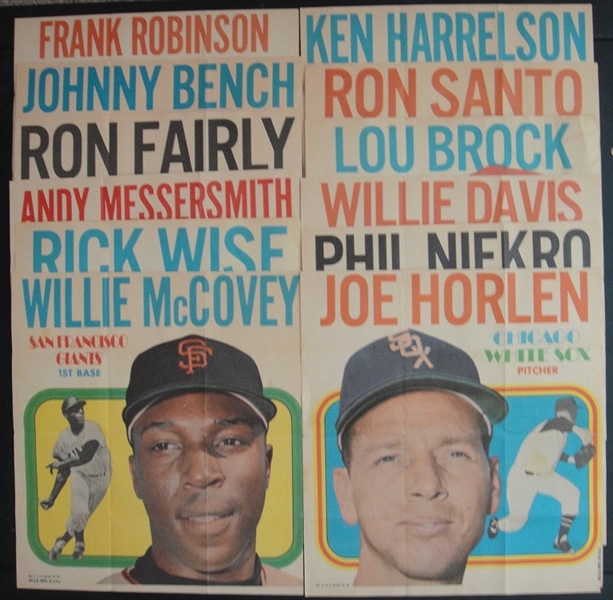 1970 Topps Baseball Posters Complete Set of 24