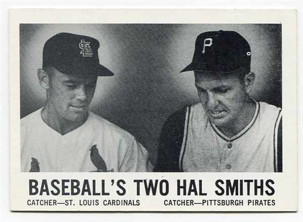 1960 Leaf Baseball #94 Two Hal Smiths Nrmt