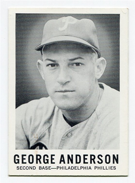 1960 Leaf Baseball #125 George "Sparky" Anderson Exmt