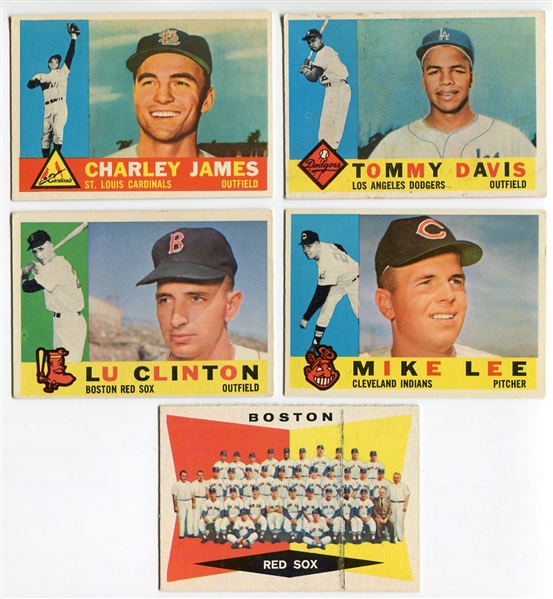1960 Topps High Number Lot of 5 Different EX+/-