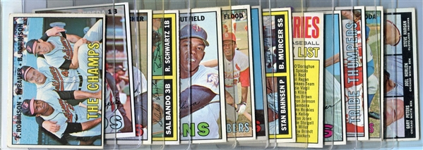 1967 Topps Lot of 32 Different Loaded With Stars & High Numbers All EX+/-