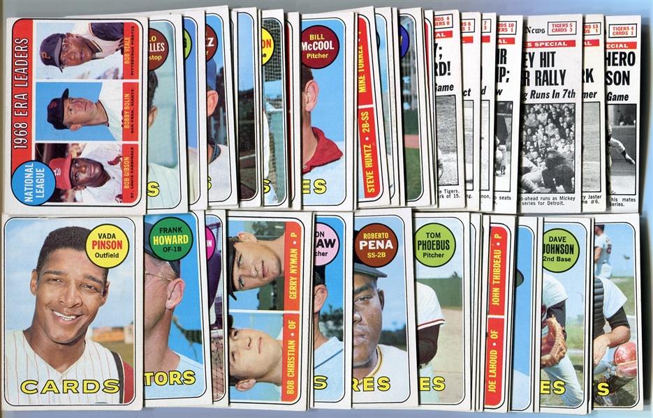 1969 Topps Lot of 100+ Different EX+/-
