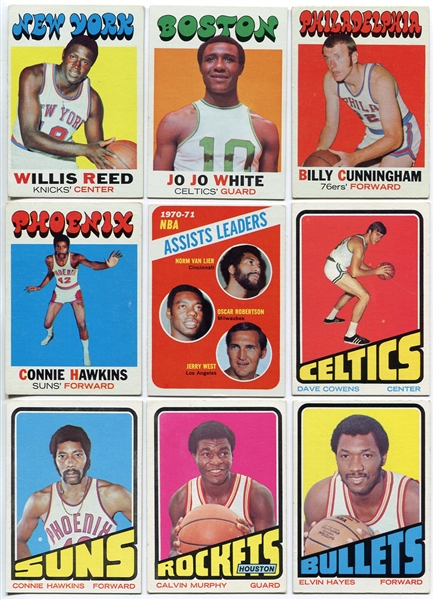 1969-1980 Topps Basketball Lot of 26 Different Loaded With HOFers 