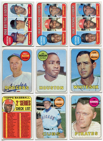 1969 Topps Lot of 17 All HOFers Exmt to Nrmt