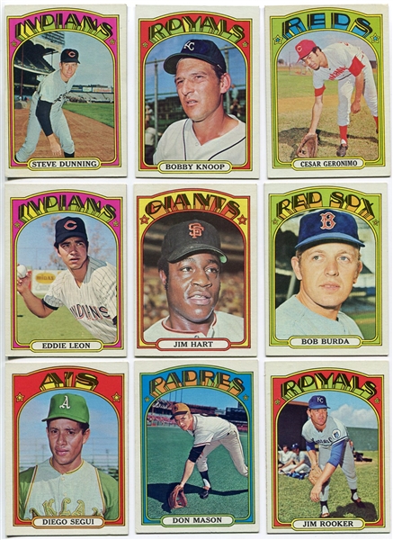 1972 Topps High Numbers Lot of 15 Different EX - Exmt