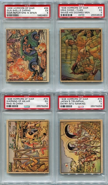 R69 Horrors of War Lot of 8 Different All PSA 5s