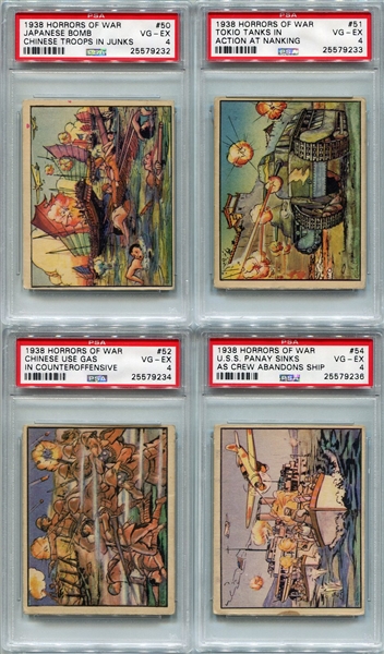 R69 Horrors of War Lot of 26 Different All PSA Graded