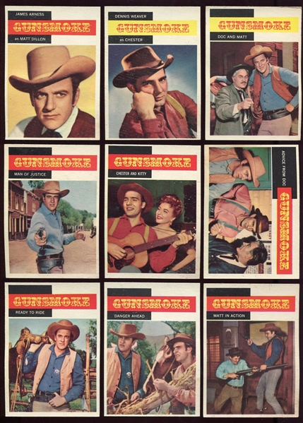1958 Topps TV Western Complete Set of 71 EX-NRMT