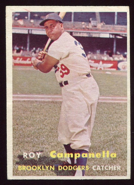 1957 Topps #210 Roy Campanella EX