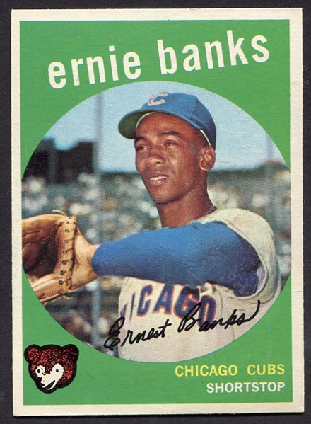 1959 Topps #350 Ernie Banks Exmt+