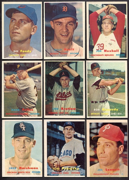 1957 Topps Lot of 15 Different