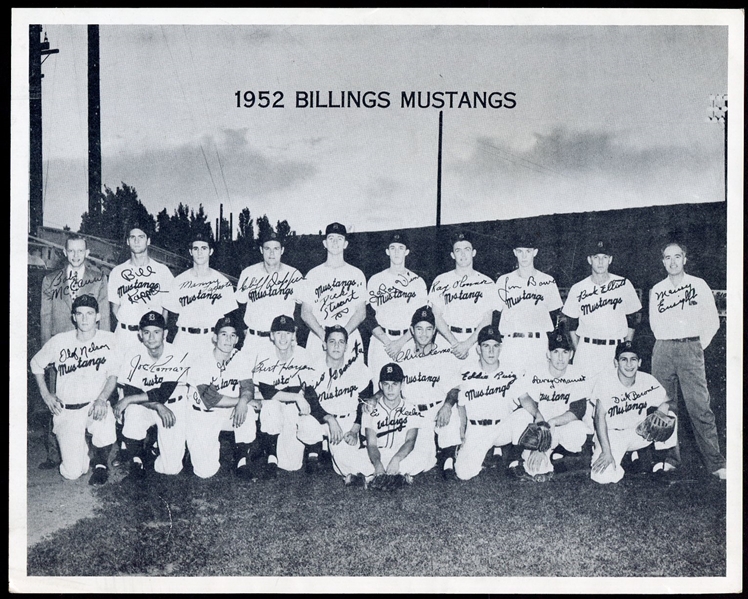 1950s & 60s Lot of 4 Different Minor League Team Issued Photos