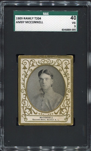T204 Amby McConnell Boston Red Sox SGC 40