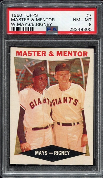 1960 Topps #7 Master & Mentor PSA 8
