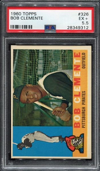 1960 Topps #326 Bob Clemente PSA 5.5