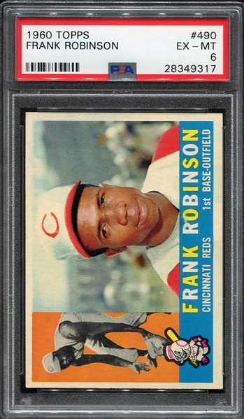 1960 Topps #490 Frank Robinson PSA 6