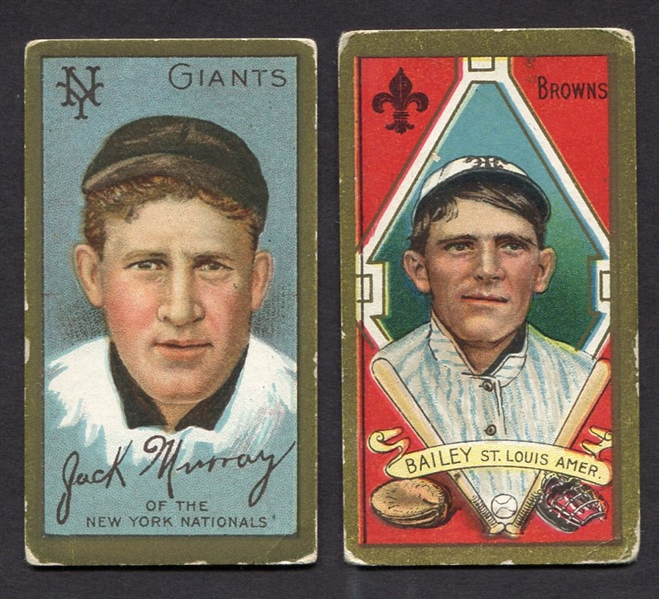 T205 Pair of Raw VG Cards Bailey & Murray