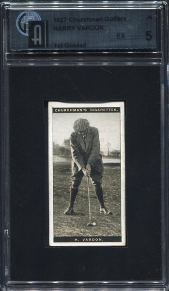 1927 Churchman Famous Golfers Harry Vardon GAI 5