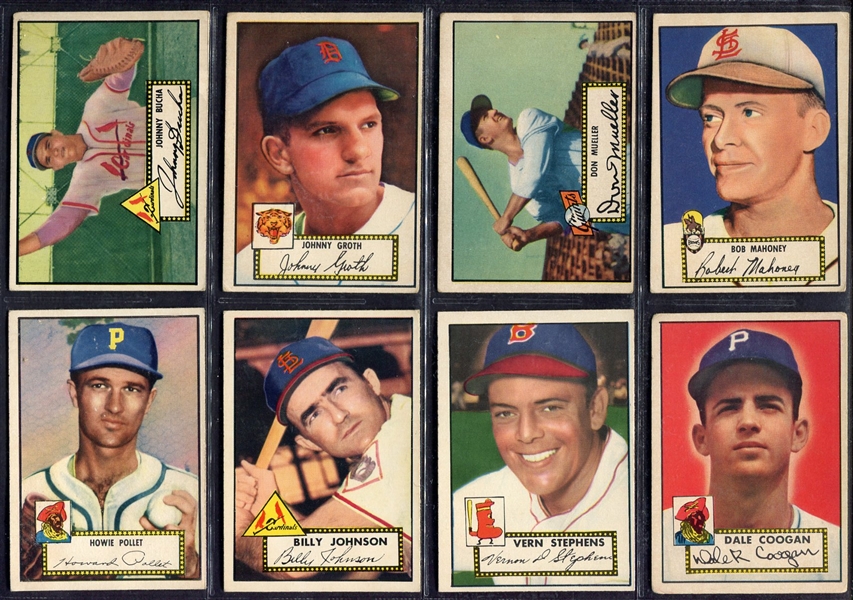 1952 Topps Lot of 27 Different VG - EXMT
