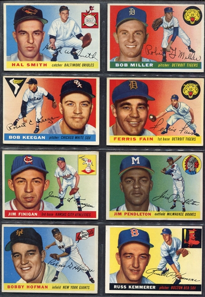 1955 Topps Starter Set of 77 Different VG/EX to EX+