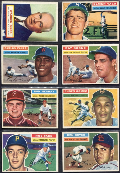 1956 Topps Partial Set 155 Different Most Ex+/-