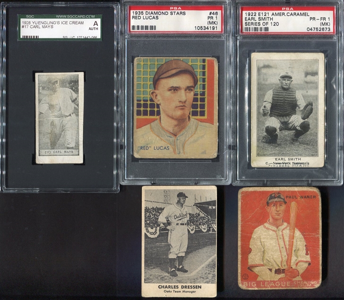 1920s-40s Type Card Lot of 5 Different