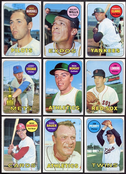 1969 Topps Lot of 24 Different Exmt or Better
