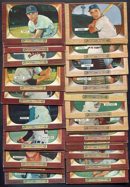 1955 Bowman Lot of 40 Different VG - VGEX