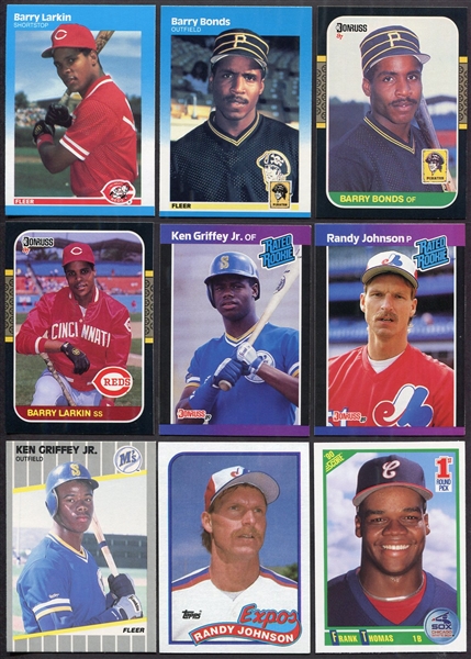 1980s-90s Baseball Star Card Lot of 12 Different Nrmt-Nrmt/Mt