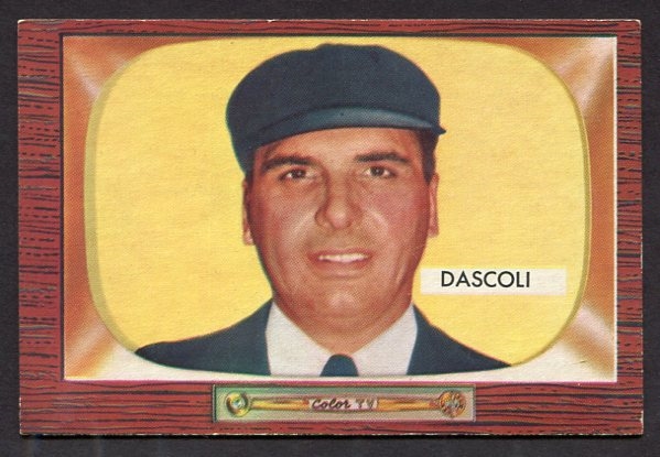 1955 Bowman #291 Frank Dascoli Umpire Exmt
