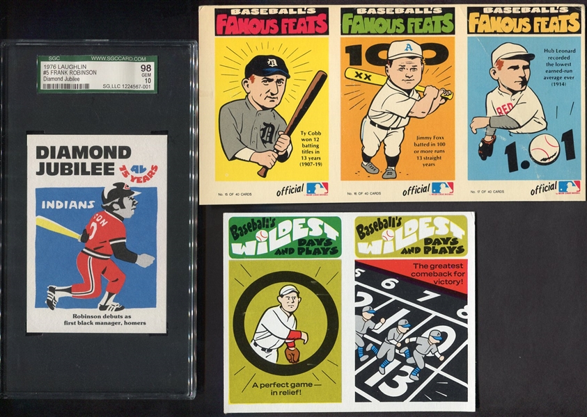 1960s-70s Fleer & Laughlin Group of 31 Cards From Various Issues