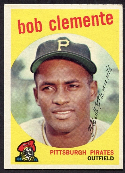 1959 Topps #478 Bob Clemente Exmt+