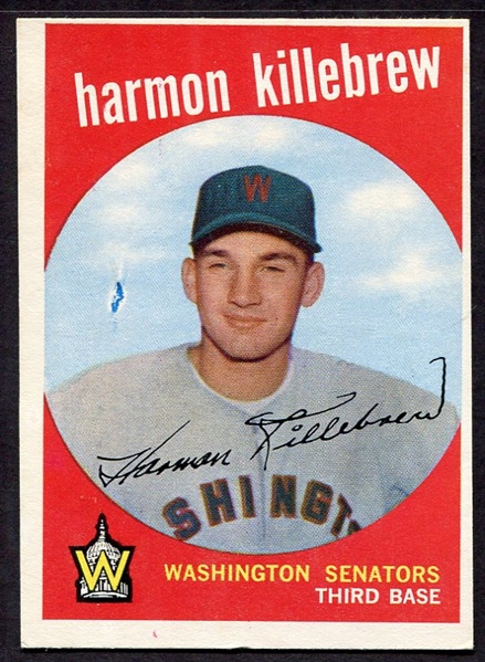 1959 Topps #515 Harmon Killebrew Rookie w/Print Flaw