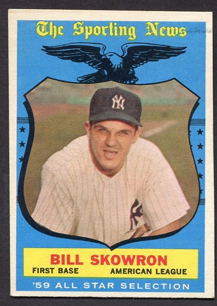 1959 Topps #554 Bill Skowron All-Star EX