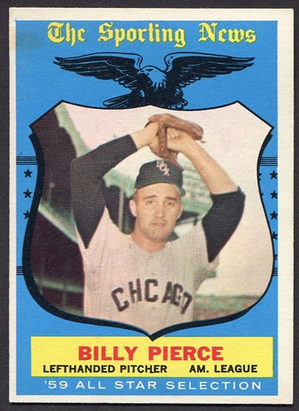 1959 Topps #572 Billy Pierce All-Star EX+