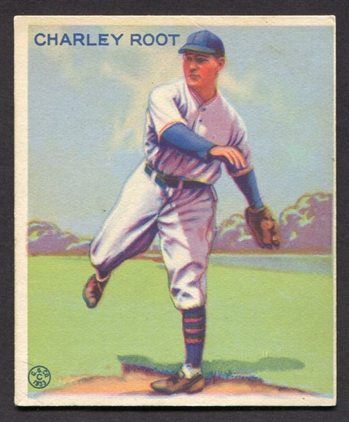 1933 Goudey #226 Charley Root Chicago Cubs EX+