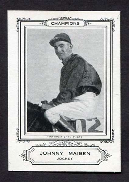 1926 Spalding Champions Johnny Maiben Jockey