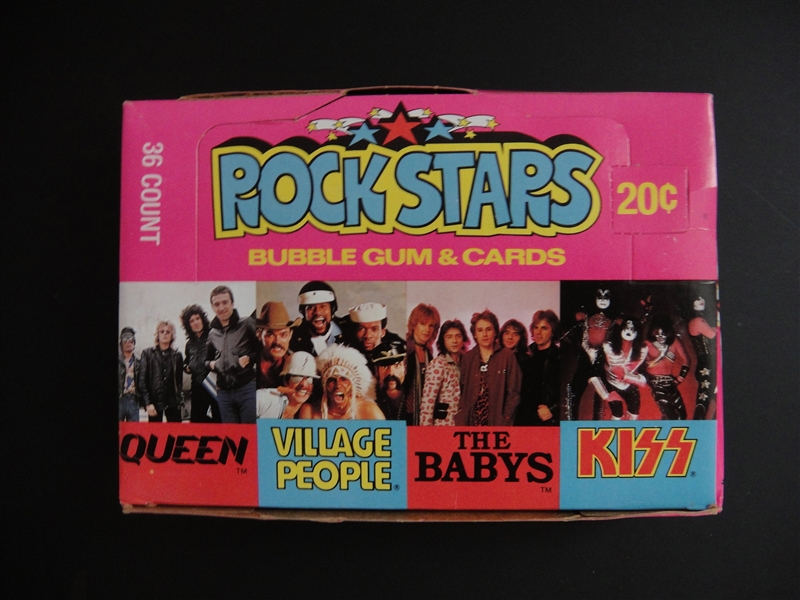 1979 Donruss Rock Stars Full Box of 36 Unopened Packs
