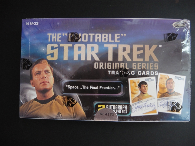 2004 Star Trek The "Quotable" Original Series Sealed 40 Pack Box