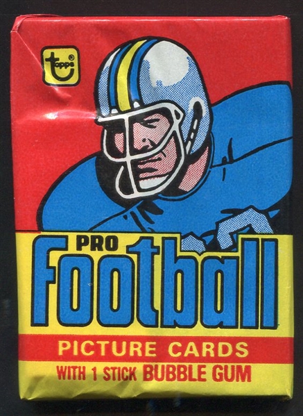 1978 Topps Football Unopened Wax Pack