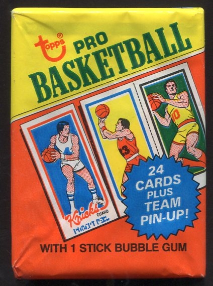 1980-81 Topps Basketball Unopened Wax Pack