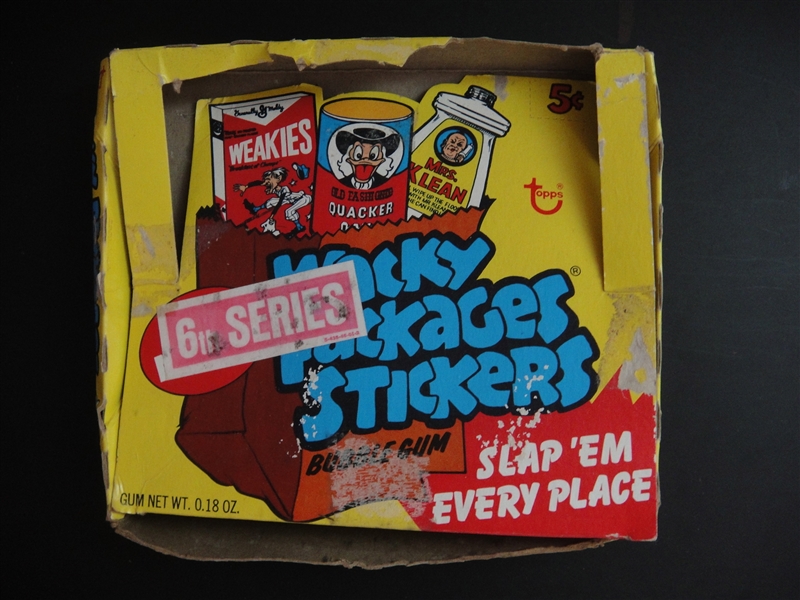 1973 Wacky Packages 6th Series Box