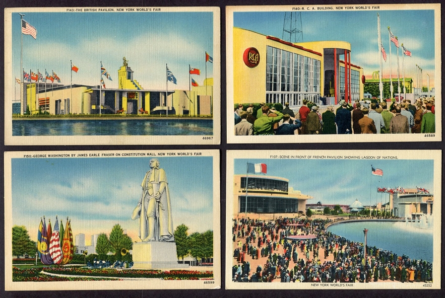Large lot of Exposition & Worlds Fair Postcards & Misc.