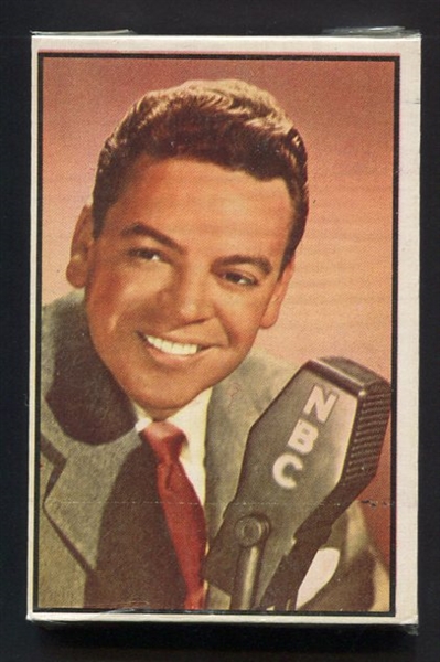 1953 Bowman NBC Television & Radio Stars Unopened Cello Pack