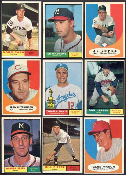 1961 Topps Lot of 20 Different Loaded w/Stars/HOFers