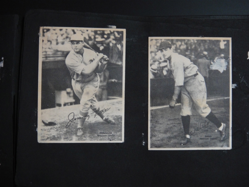 1929-1930 Scrapbook w/16 R316 Kashins & Misc. Sports Articles