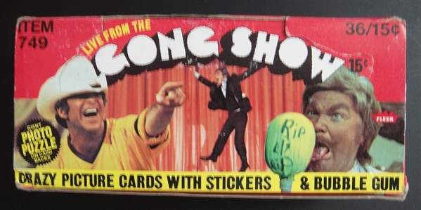 1979 Gong Show Wax Box w/ 36 Unopened Packs